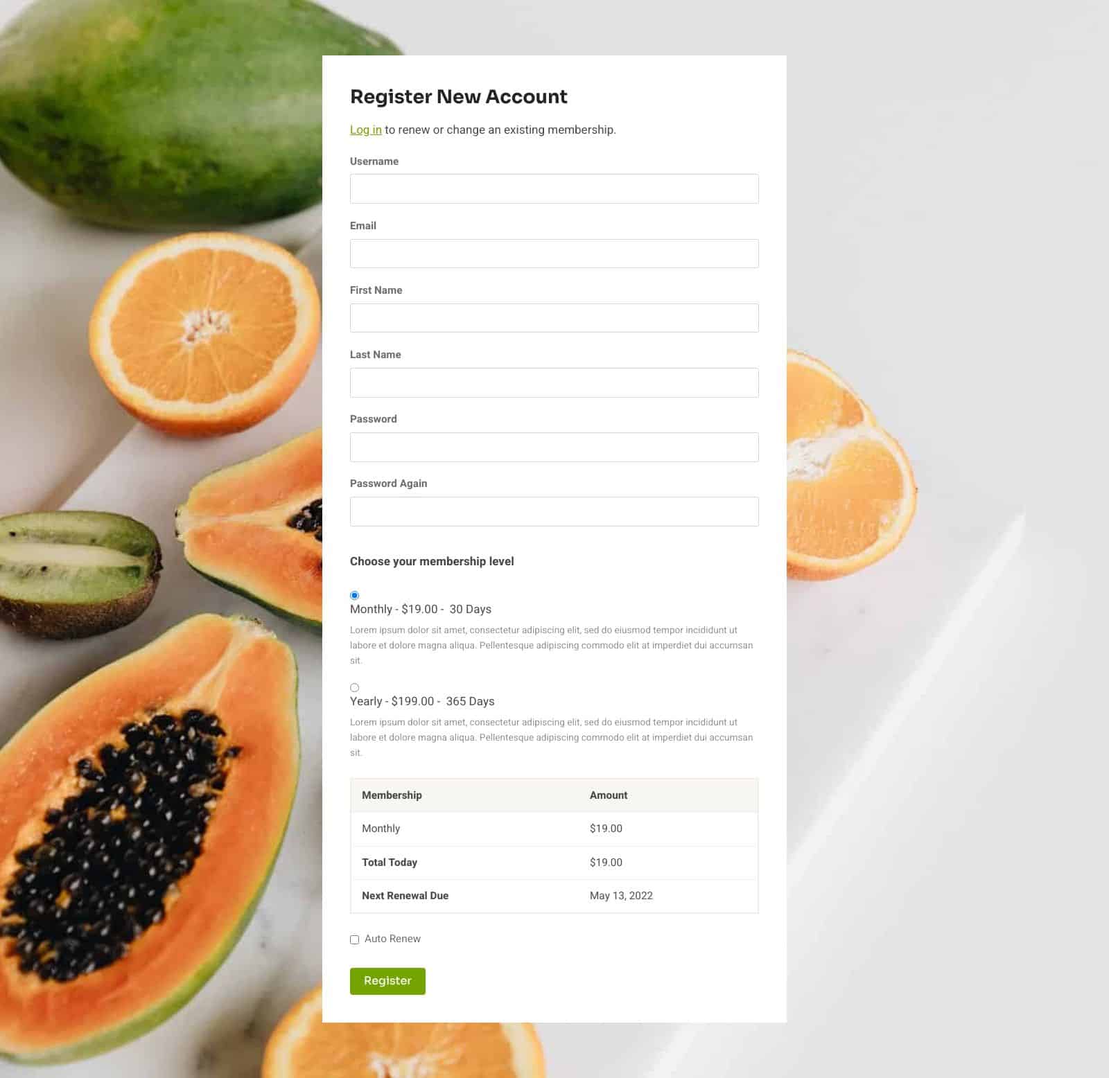 Register